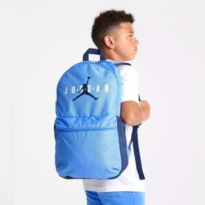 Nike Air Jordan Jumpman Logo School Backpack 19 In Blue W/Laptop Sleeve. NEW NWT